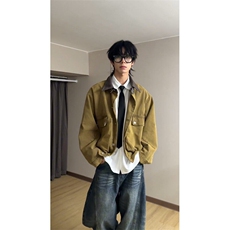 【有货】6501CC-特P96工装夹克男水洗剪裁宽松美式复古外套，男装夹克，星座1007（原301D）