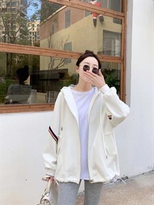 春季织带外套图片