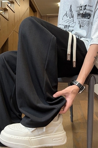 2026 春季新款 内景大码纹理凉感休闲裤M-5XL HK25502-特P25图片