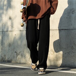 腰包边 cityboy大码宽松直筒运动卫裤休闲裤 A017 K601 P55图片