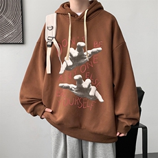连帽卫衣男大码胖子帽衫大号运动服WY2452-P35，男装卫衣，电商A040