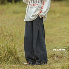 牛仔裤男秋季潮大码休闲裤子高街N405P43，男装牛仔裤，星座1116-2