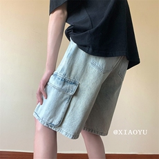 XZ616夏季新款工装牛仔短裤TY833P45控58，男装牛仔裤，星座512A（原616）