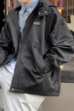 1克莱因蓝冲锋衣男外套男中性风宽松抽绳装饰连帽JK7569P75控99，女装短外套，星座226-2