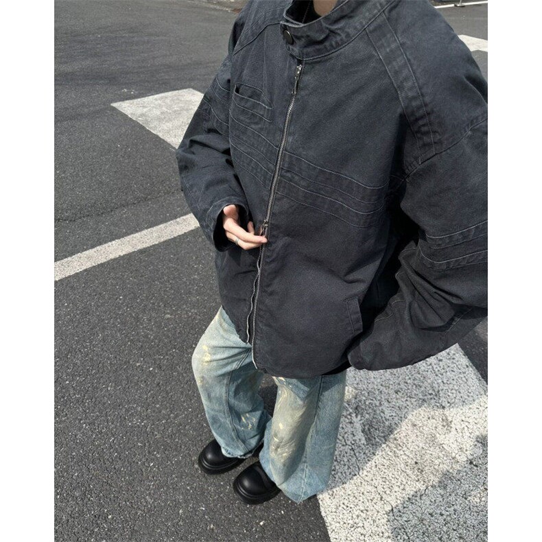 夹克男士韩版潮流高街帅气百搭工装2025春季ins新款外套W6491-P92,男装夹克,星座412-3