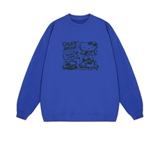 2025年秋季华棉双帽落肩圆领帽衫凯缇猫，女装卫衣/绒衫，花可