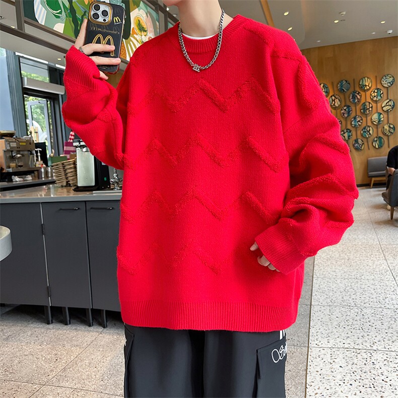 秋季新款圆领毛衣男休闲针织打底衫潮MY803-特P58,男装针织衫/毛衣,星座210-1