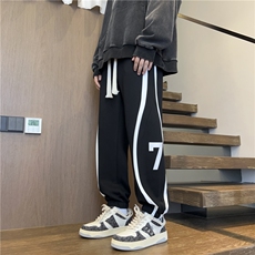 抖音得物品质卫裤212-2-WY183-特P40华棉300克复合牛奶丝，男装休闲裤，星座808A-1