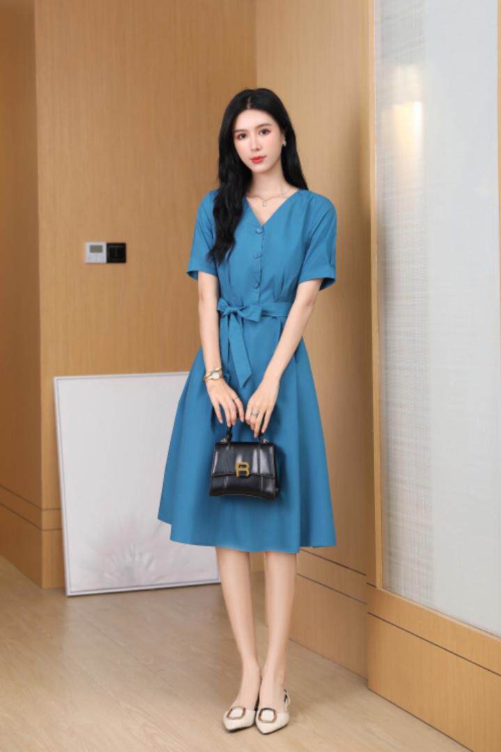 夏季新款韩版连衣裙，女装连衣裙，百妹仟红