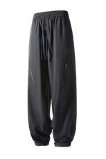 速干凉感冰丝束脚休闲裤K003立体92%聚酯纤维8%氨纶(S-5XL)TP23，男装休闲裤，电商A088