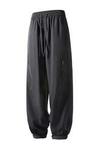 速干凉感冰丝束脚休闲裤 K003立体 92%聚酯纤维8%氨纶(S-5XL)TP23图片