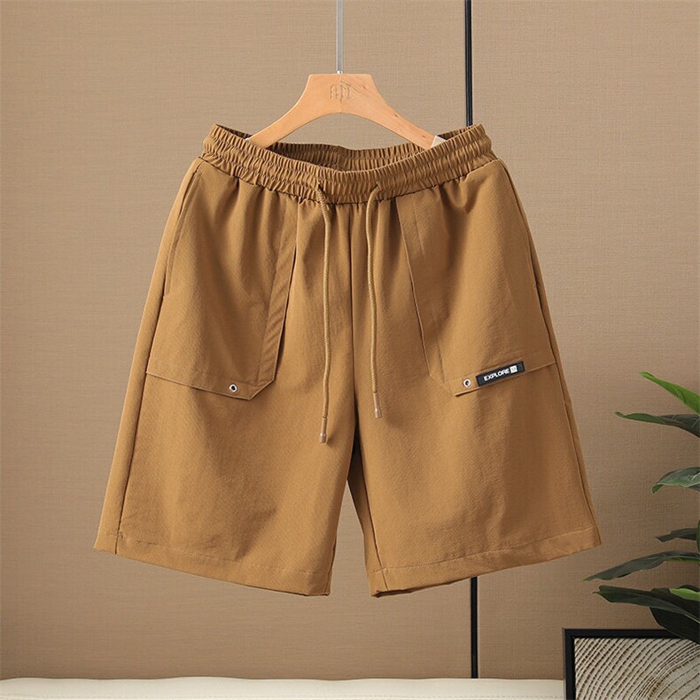 抖音品质速干跑步宽松直筒运动休闲五分裤A146-GY505特p35量大优图片