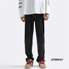 美式高街cleanfit复古水洗修身直筒牛仔裤B315-K23501-p55控68，男装牛仔裤，电商B315
