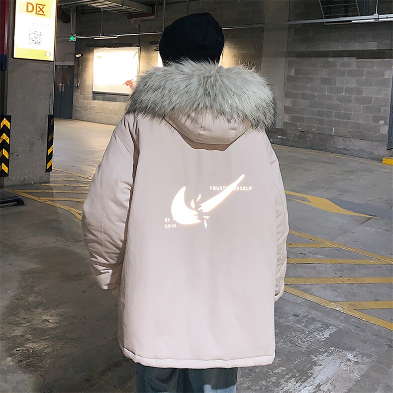 MM48111-P130 冬季大毛领棉衣男士大码加厚棉袄男棉服图片