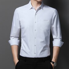 C2208钱塘2020-2欧货品质竹纤维数据好男装衬衫P54，男装衬衫，钱塘207-2