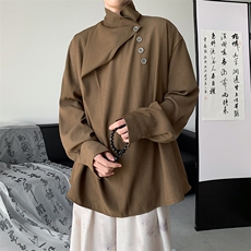 2024新款设计感小众衬衣男夏季高级感垂感衬衫外套现货W8178-P48，男装衬衫，星座512-4