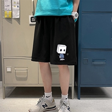 冰丝短裤男士大码宽松休闲五分裤男运动中裤MK37400-P15，男装休闲裤，电商A040