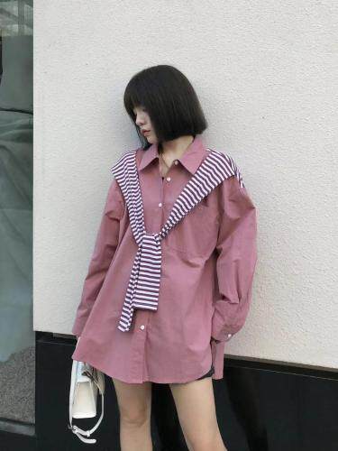 春季衬衣，女装，玉米青豆