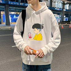 WY2200-P35加绒款-P40纯棉连帽卫衣男大码运动帽衫宽松薄外套男，男装卫衣，电商A040