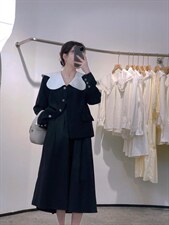 拼色小外套，其它，驿谷