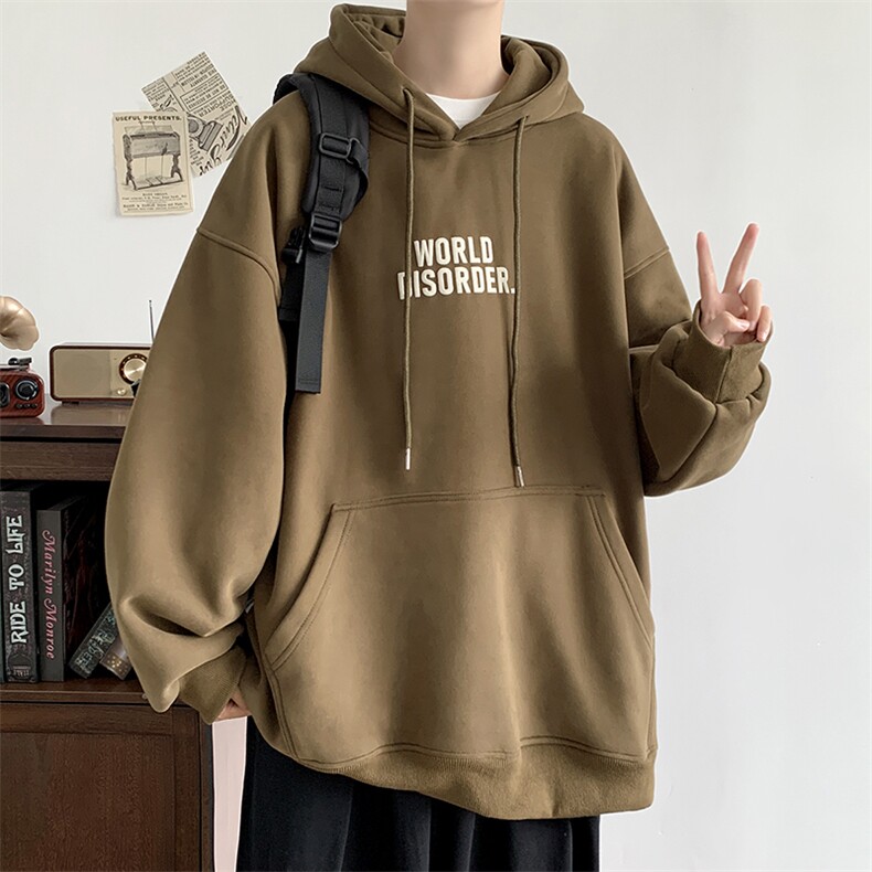 主推卫衣男中性港风宽松字母休闲外套416B-1-WY667-P55限78,男装卫衣,星座416B-1