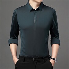 BK6810钱塘2020-2春秋款新款中年男士时尚休闲百搭衬衣货稳P54，男装衬衫，钱塘207-2
