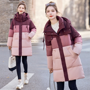 时尚显瘦中长款羽绒服 女士保暖百搭冬季外套 高端品质 优雅气质图片