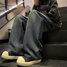 新款打褶牛仔裤XZ604-KN20-P65控78，男装牛仔裤，星座604