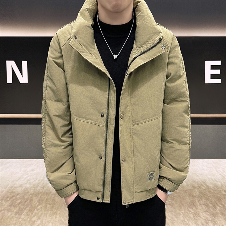 DS-A225标2025冬季新款男士立领时尚潮流白鸭绒羽绒服夹克55888,男装夹克,电商A225