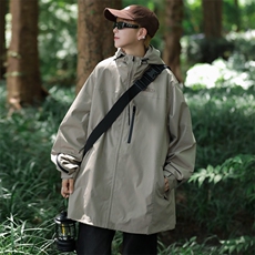 Wt138-P60山系户外连帽防水冲锋衣，男装夹克，星座1501-1