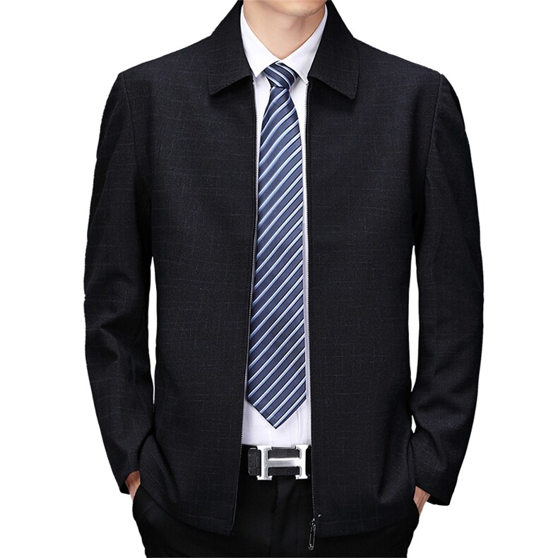 男士21新款夹克衫男翻领商务休闲潮流中青年男装外套SJJ8503-P160,男装夹克,电商B212（原钱塘6029）