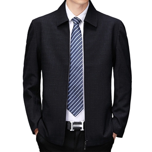 男士21新款夹克衫男翻领商务休闲潮流中青年男装外套SJJ8503-P160图片