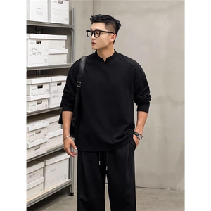 1506/Q0-D8640/P38痞帅卫衣男士秋季圆领卫衣图片