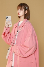 JK6089/P68秋装新款中性风工装立体大口袋水洗夹克男女大码上衣，男装夹克，电商A141