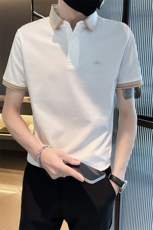 2026夏季短袖T恤翻领时尚大码刺绣翻领时尚上衣T0232-特P48，男装T恤，电商D342