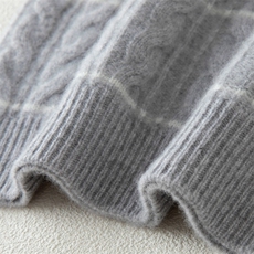 2024秋冬新款山羊绒童装加厚绞花羊绒衫，童装儿童羊绒衫，懂尚山羊绒