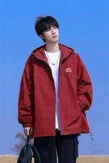 山系港风秋款字母印花连帽夹克A247-F381P65控88，男装夹克，电商A247
