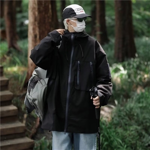 工装软壳冲锋衣男女户外防水防风夹克单层外套徒步登山服 Y6001图片