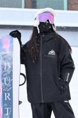 单板双板防风防水保暖抗寒大码连帽滑雪服外套男女HF66-P165控278，男装棉衣，电商A001