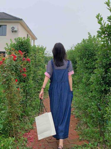 牛仔连体裤，背带裙，女装连体裤，艺塑家