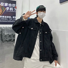 牛仔工装马甲男春季日系ins潮流百搭袖口可拆卸外套W5394-P60，男装背心/马甲，星座512-2