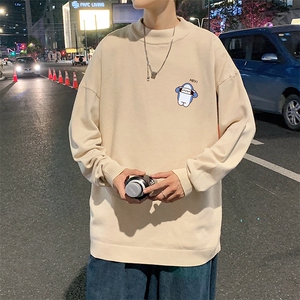 M18167-P45 加绒款-P65半高领毛衣男士大码针织衫男毛线衣男图片