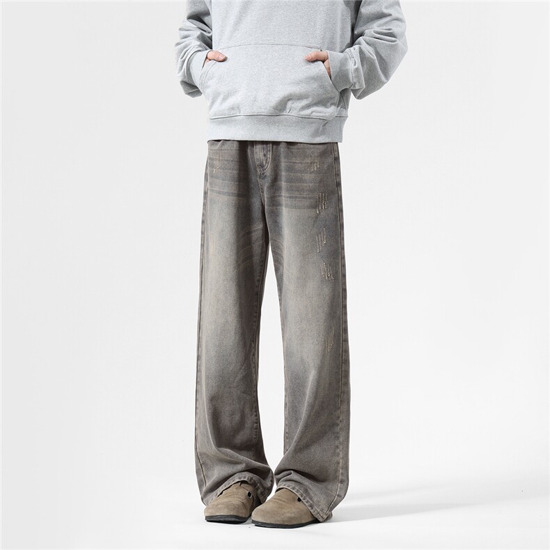 C315-S685秋冬现货主推6色皮带腰猫须马骝基本款牛仔裤(P45X69)10,男装牛仔裤,电商C315