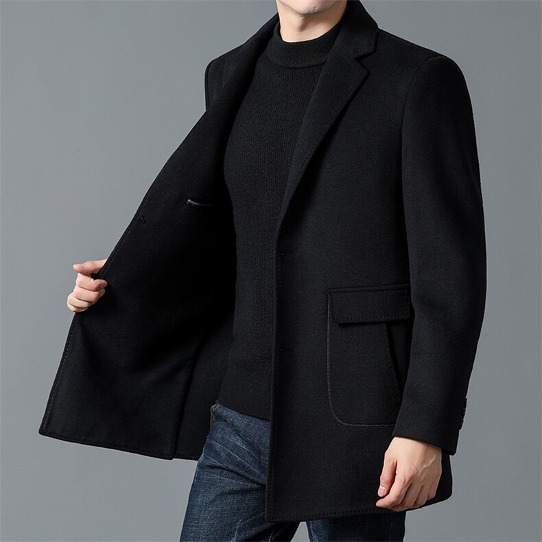 BEN22803钱塘2020-2中年男士冬季厚款商务休闲简约百搭西服P250,男装西服,钱塘207-2