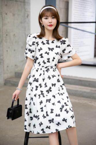 韩版连衣裙，女装连衣裙，她家