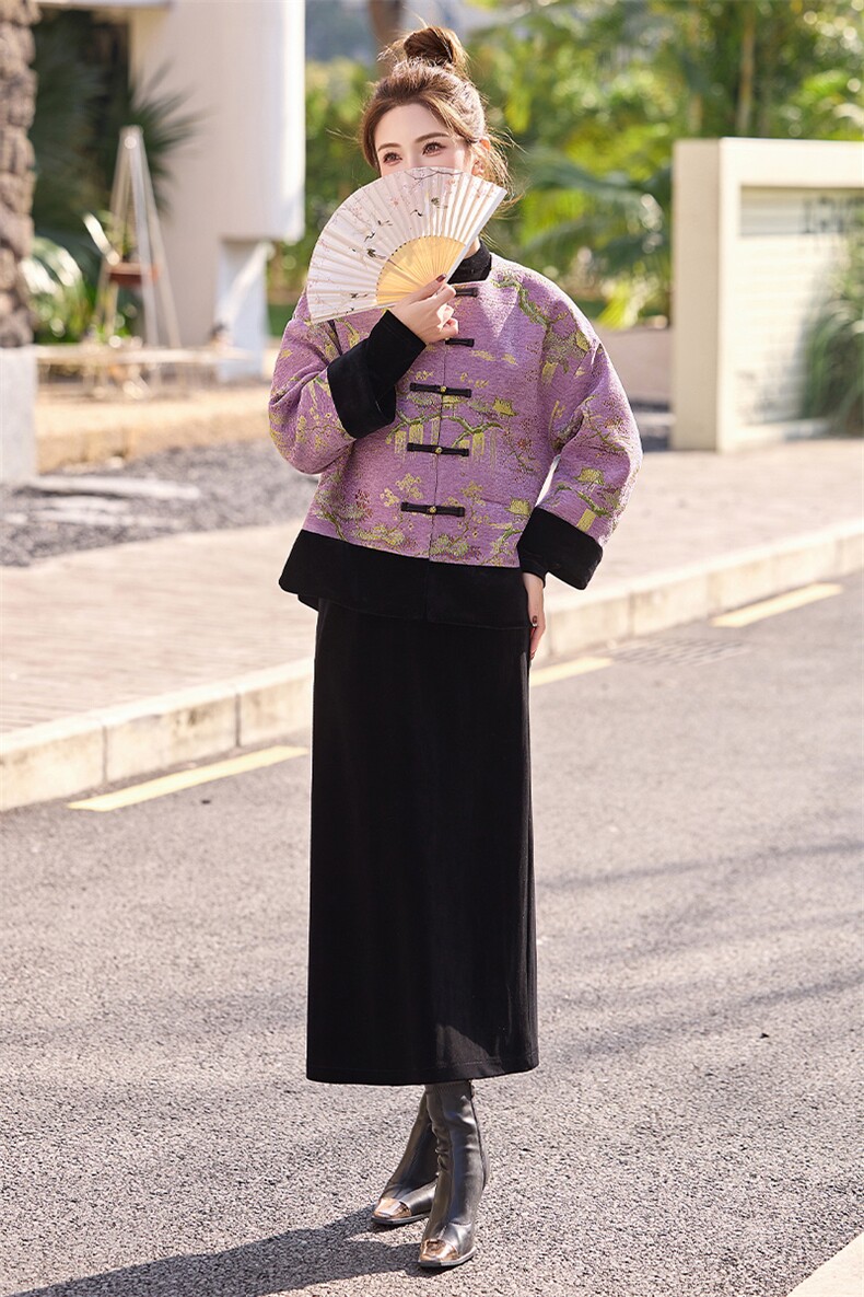 开春穿搭一整套新中式套裙女2026年超火高级感气质三件套装,女装套装/套裙,关键词