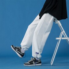 主推！数据超好！2023秋季男士宽松运动裤直筒卫裤K2025P45,男装休闲裤,电商B220