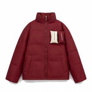 PU皮羽绒服男冬季新款港风宽松白鸭绒外套YR918-P150(控价198元图片