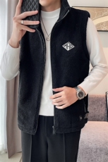 2024冬季加厚羊羔毛立领棉马甲背心外套男M505-p110控165，男装背心/马甲，电商D303