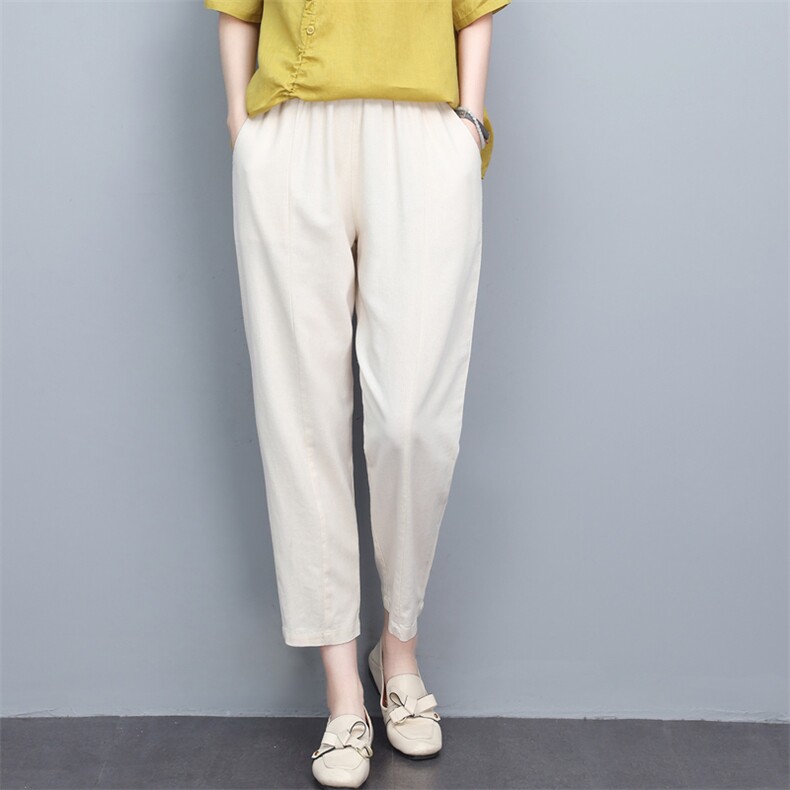 直筒裤大码白色裤子女小个子春季休闲显瘦百搭裤子女设计感小众，女装休闲裤，涵誉